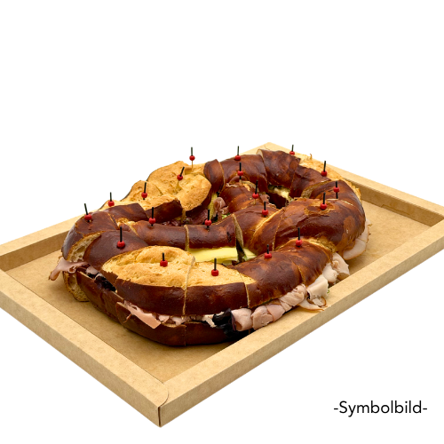 Riesenlaugenbrezel medium "Premium" – Bild 2
