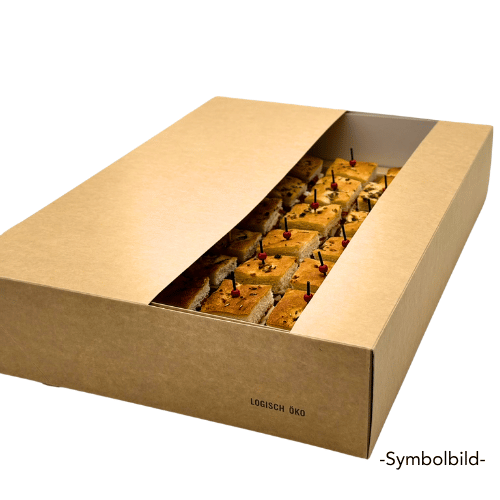 Premium Focaccia 24 Stück Rohschinken – Bild 3